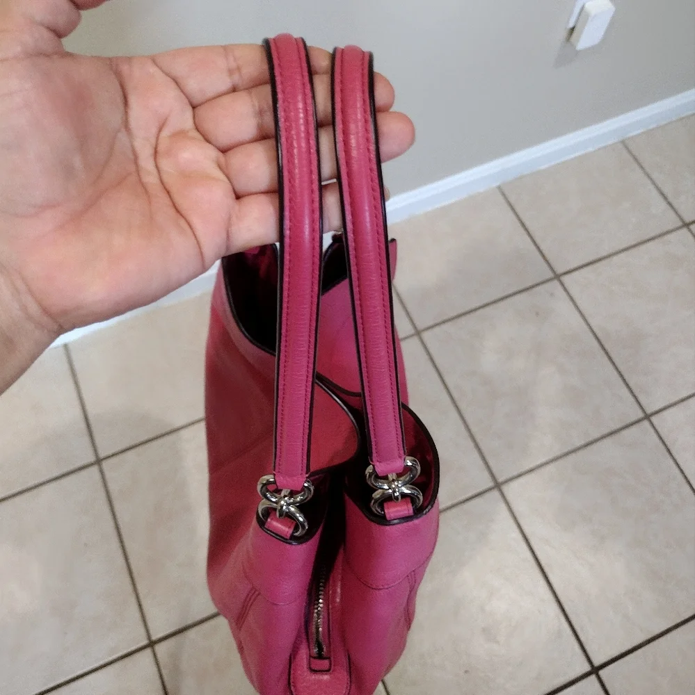 Coach Lexy Strawberry pebble Leather